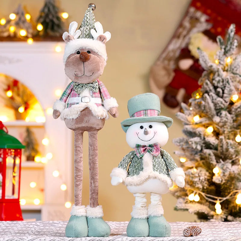 Kit decoração Natal personagens figuras de boneca de natal, brinquedo de papai Noel