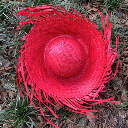 Chapéu De Palha Desfiado Adulto Festa Junina E Julina Sao Joao