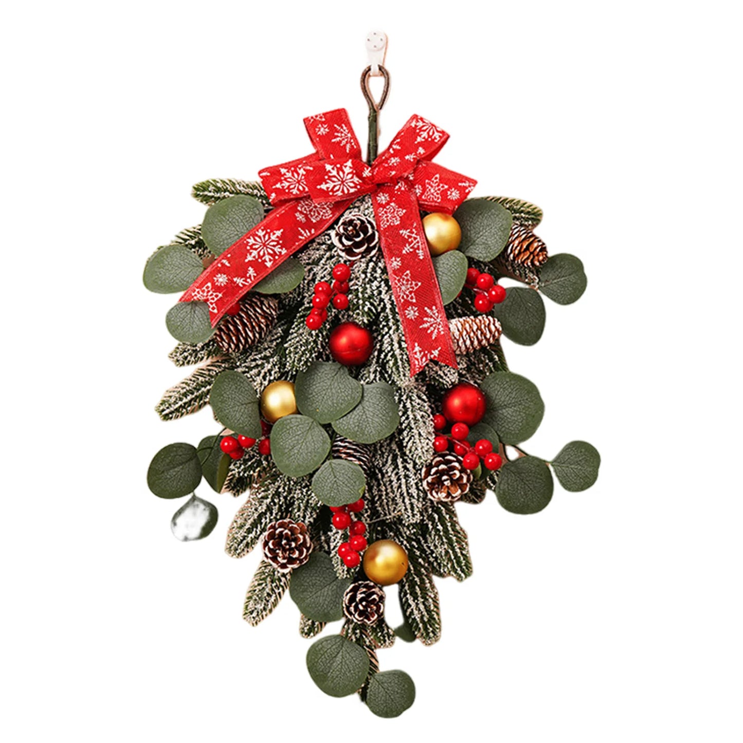 Guirlanda de Natal Enfeites Pendurados Árvore De Natal Layout De Cena De 50 Cm