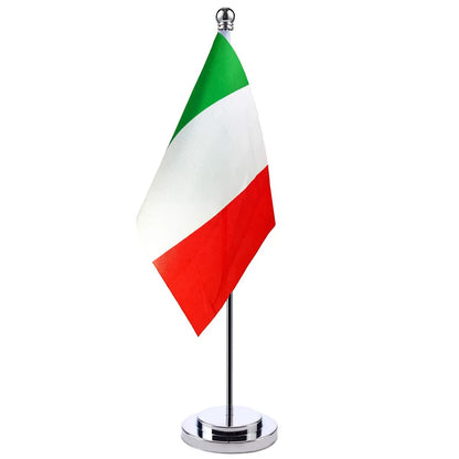 Bandeira com Mastro de Ferro Internacional Bandeiras do Mundo Haste Pequenas Bandeiras