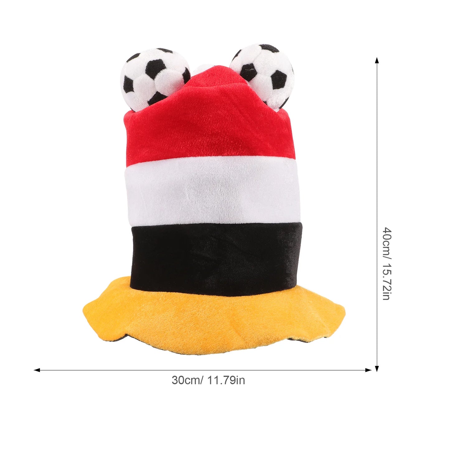 Chapéu de futebol boné de futebol, boné de futebol para copa, competições esportivas