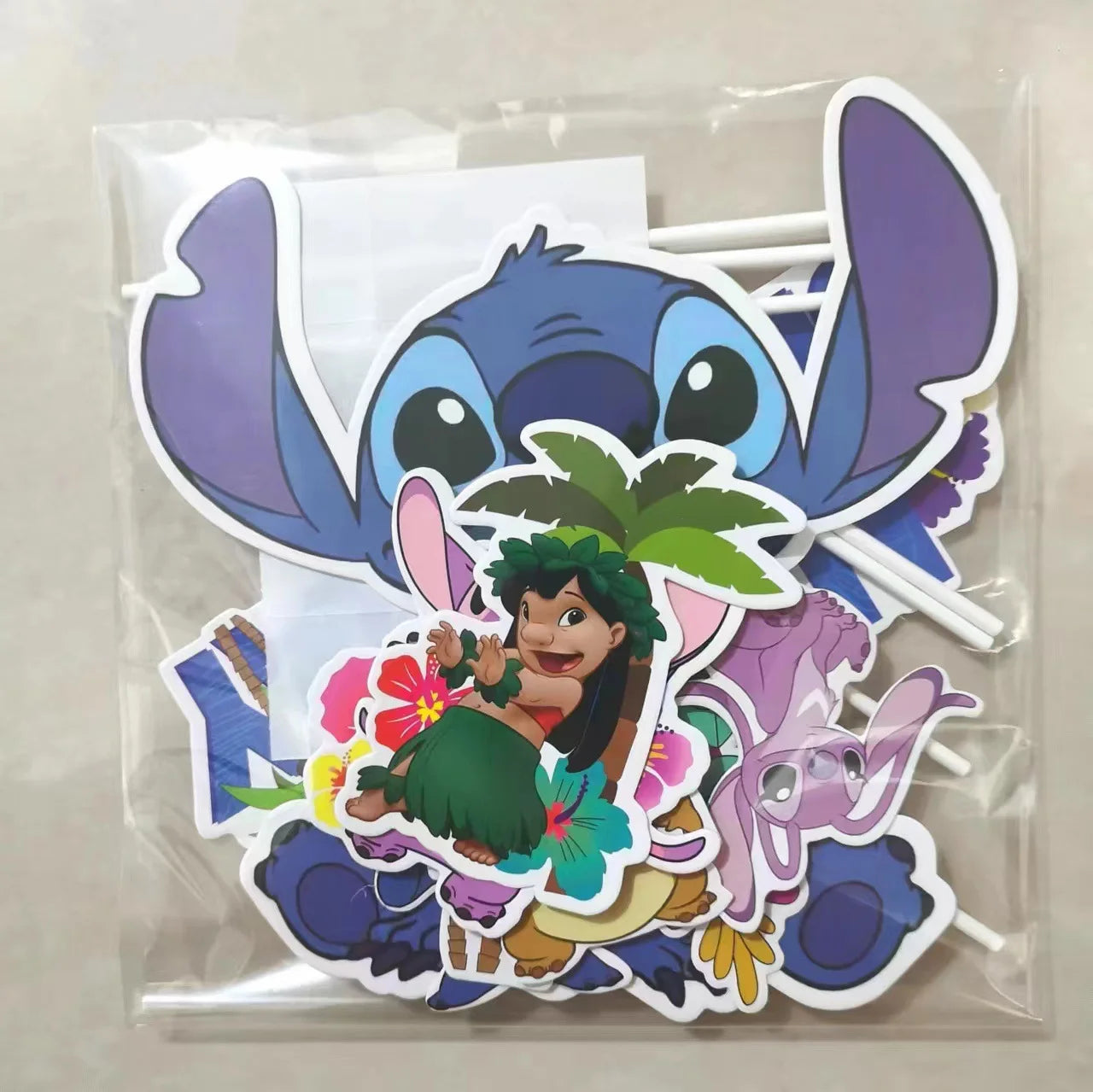 Kit Bolo Lilo Stitch Topos De Bolo decoração Festa Aniversário