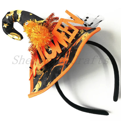 Tiara de Bruxa para Fantasia de Halloween, Acessório de Cabelo para Fantasia Halloween