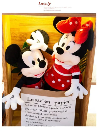 Mickey e Minnie Pelúcia Infantil Disney Mickey Mouse com Mecanismo de Luz