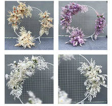 Carregar imagem no visualizador da galeria, Arco De Casamento Com Flores Artificiais Decoração
