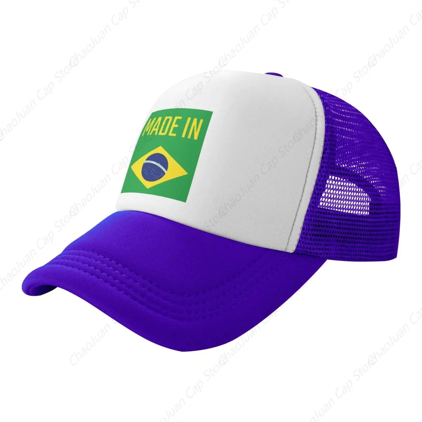 Boné Seleção Brasileira, Preto com Bordado Dourado, Unissex, Futebol Copa do Mundo