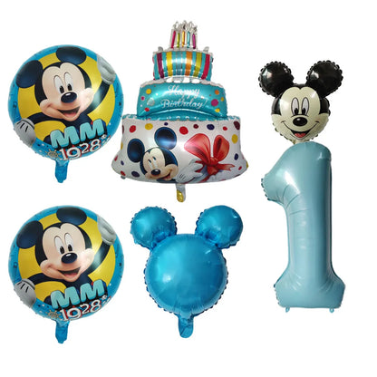 Disney Minnie Mouse Balão de alumínio redondo - (45,7 cm) 1 peça - decoração