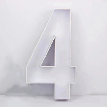 Letras Gigante Moldura para balões, moldura de mosaico de 73 cm, balões reutilizáveis