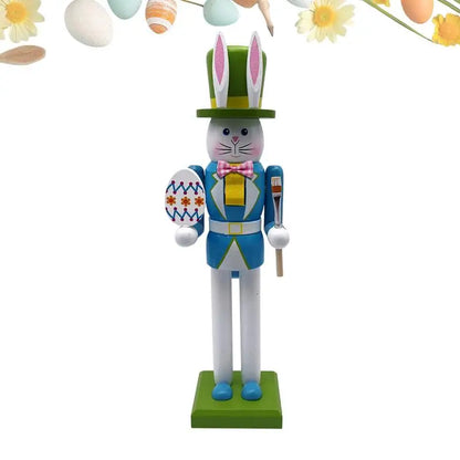 Quebra-nozes de Páscoa - Decoração de Natal Estátua de Coelho | Quebra-Nozes Coelho