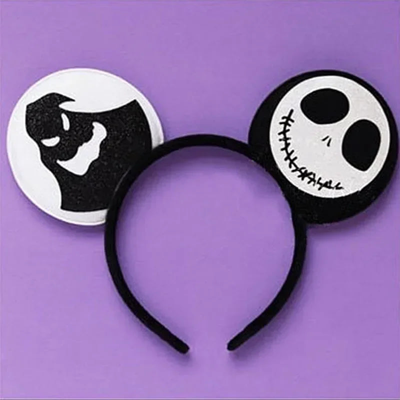 Tiaras Acessórios Disney Conjunto de 1 tiaras com orelhas rato para o Halloween, lantejoulas