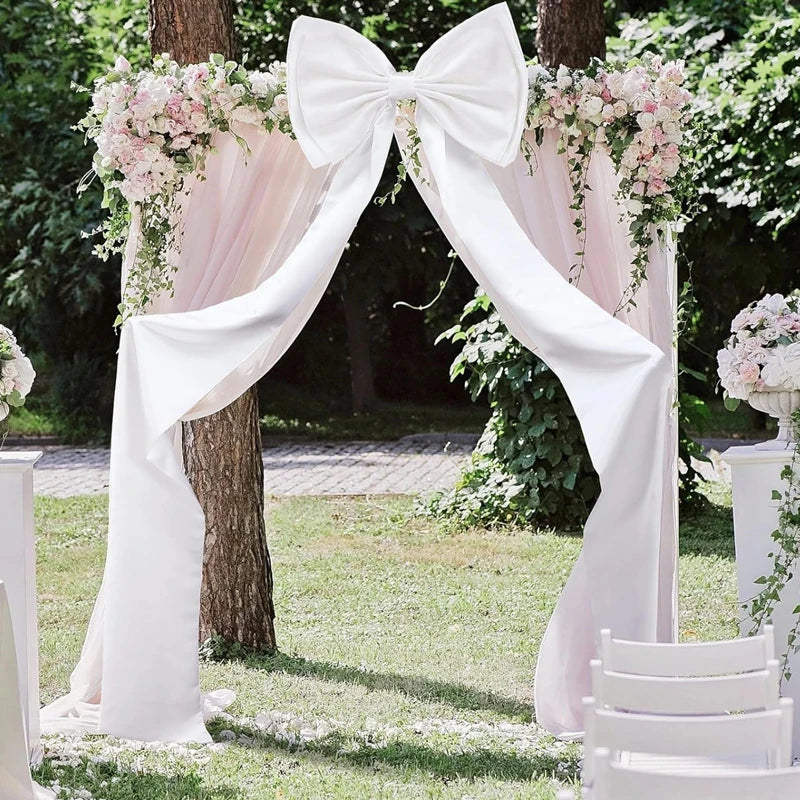 Decoração de laço gigante de casamento, laços grandes, decoração de parede de quarto