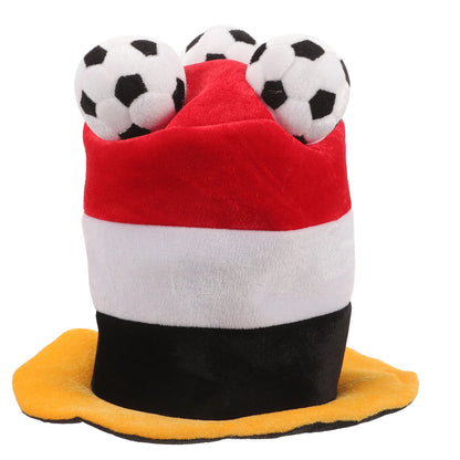 Chapéu de futebol boné de futebol, boné de futebol para copa, competições esportivas