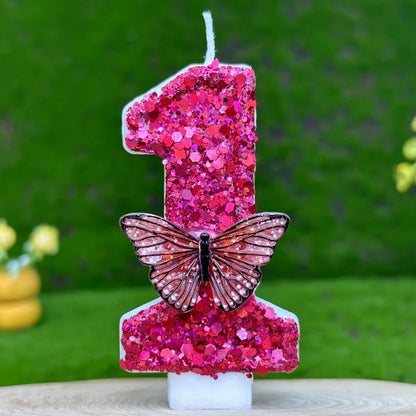 Velas com número de aniversário de 7 cm, velas de aniversário, design 3D, bolo aniversário