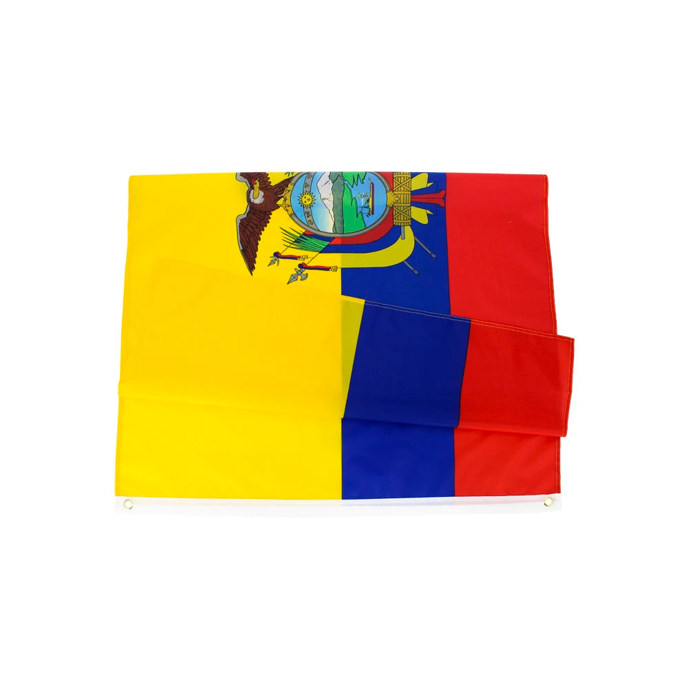 Copa do Mundo Bandeira do Equador | 9,5 x 1,5 m | Bandeira do país, interior/exterior, cores