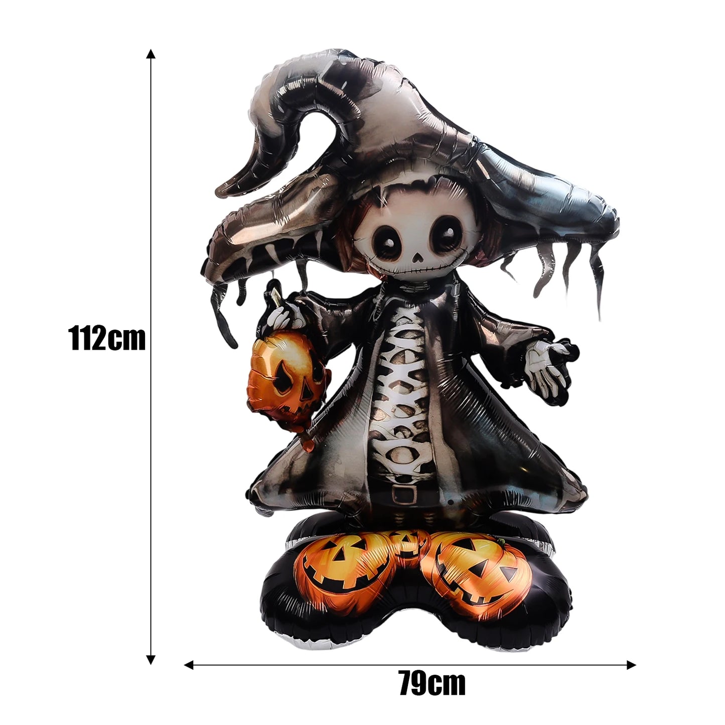 6 Pés Halloween inflável corpo caveira decoração ao ar livre inflável quintal corpo caveira