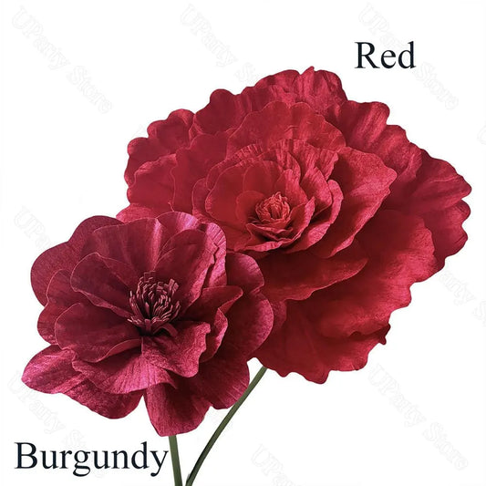150 cm/60 pol. Rosa vermelha gigante, flores artificiais enormes, adereços flores grandes
