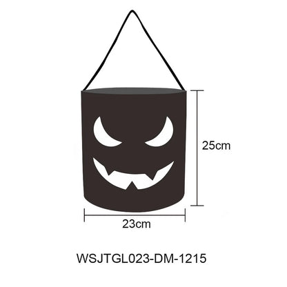 Cesta Dobrável Halloween 1 peças de luz de LED, sacos de doces ou travessuras Halloween