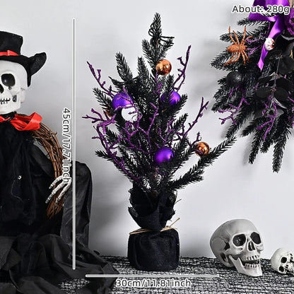 Guirlanda de Halloween com Videiras Roxas, Guirlanda de Halloween com Videiras Roxas