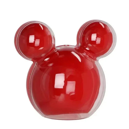 Caixa de Doces 24 peças de plástico Mickey Head Mouse caixa doces caixa  (24 peças rosa)
