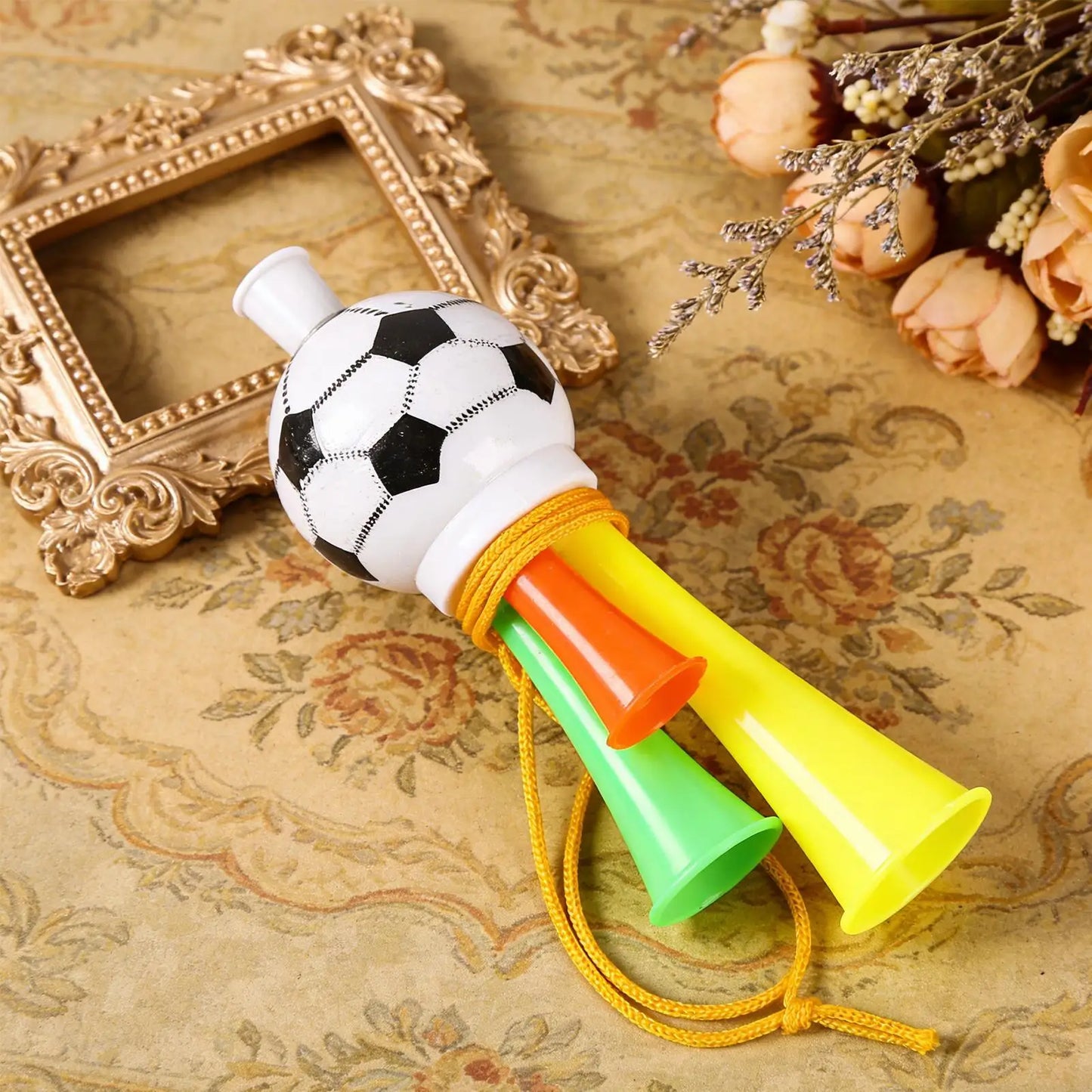 Vuvuzela Copa do Mundo Buzina de futebol Vuvuzela, conjunto de 3 buzinas ar comprimido
