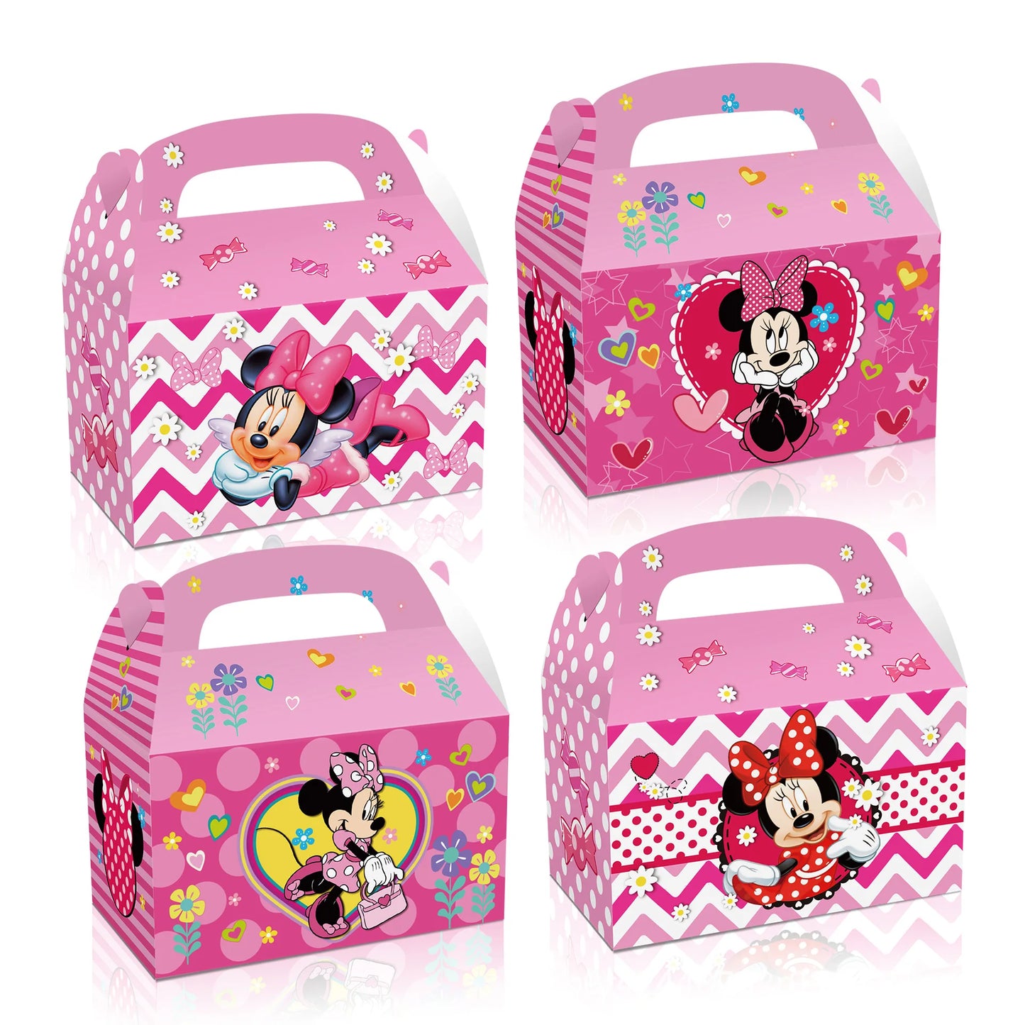 Kit Festa Mickey e Minnie 24 peças Pequeno Lembranças para Festa Mickey e Minnie