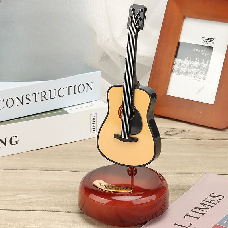 Caixa de música fonógrafo retrô clássico gramofone musical caixa mesa decoração