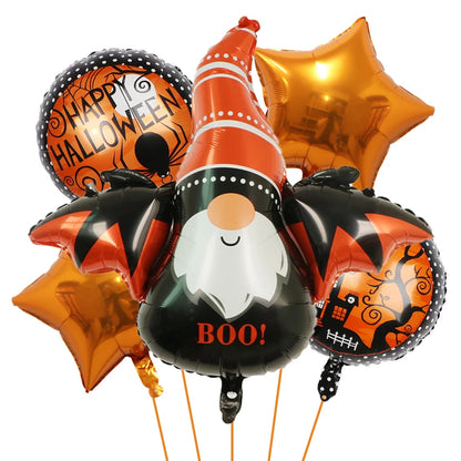 Decoração de balões de Halloween | Decoração de balão de aranha de abóbora Halloween