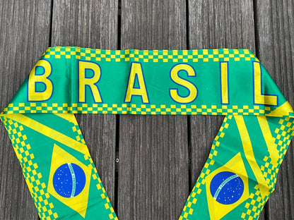 Cachecol esportivo de futebol para a euro malha de futebol de Portugal, 145*18 cm