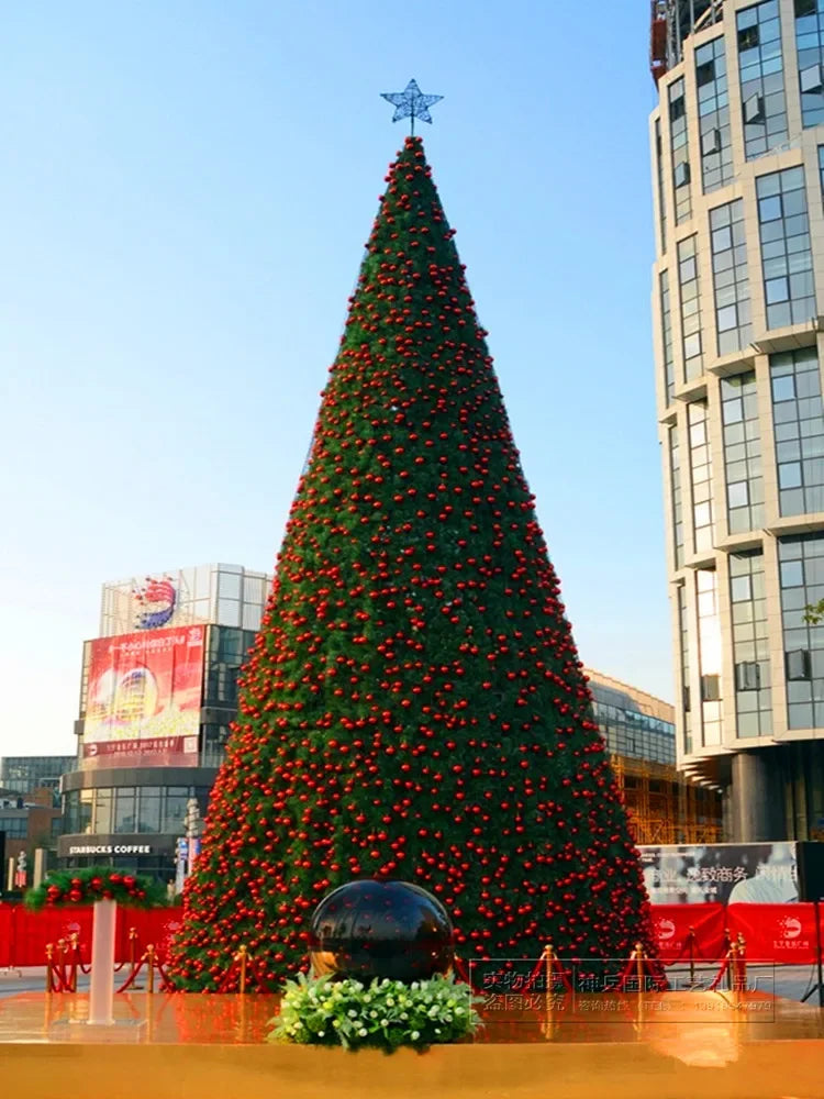 Árvore Pinheiro De Natal Modelo Super Luxo Cor Verde Green 3 metros a 6 metros