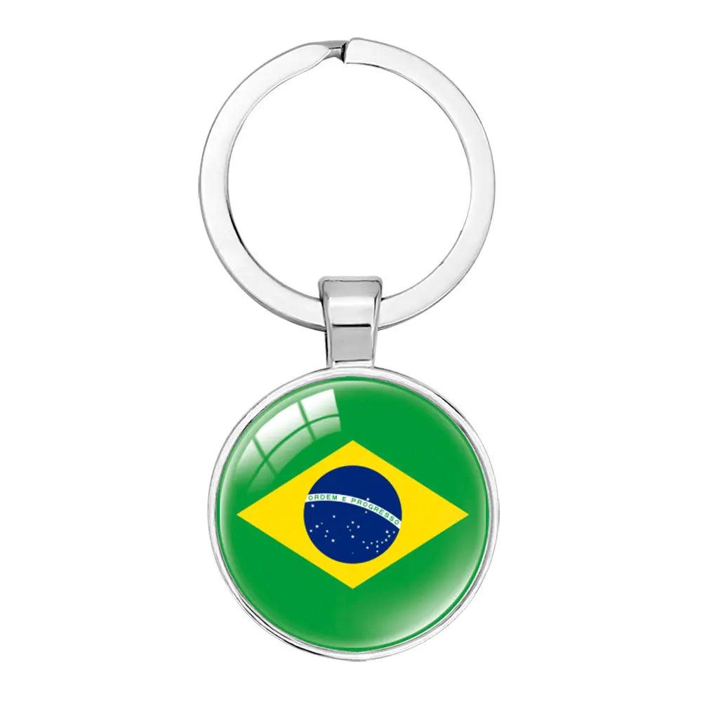 Pulseira de bandeira nacional elemento bandeira do Brasil jogo de futebol equipe torcendo