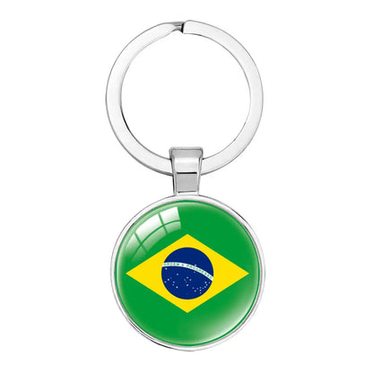 Pulseira de bandeira nacional elemento bandeira do Brasil jogo de futebol equipe torcendo