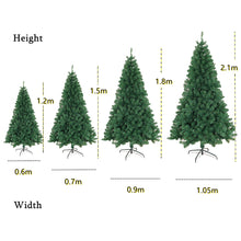 Carregar imagem no visualizador da galeria, Árvore Natal Verde Maresias Luxo 1,80m c/ 628 Galhos Diâmetro 70cm
