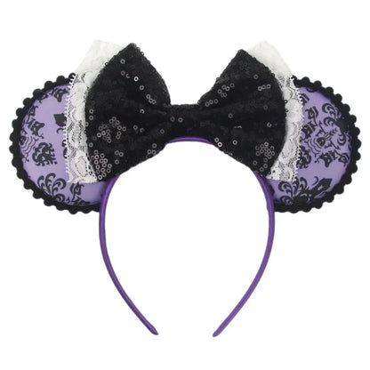 Tiaras Acessórios Disney Conjunto de 1 tiaras com orelhas rato para o Halloween, lantejoulas