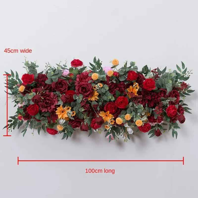 Flores decorações de Natal, 4 estilos de poinsétias artificiais de flores de Natal purpurina