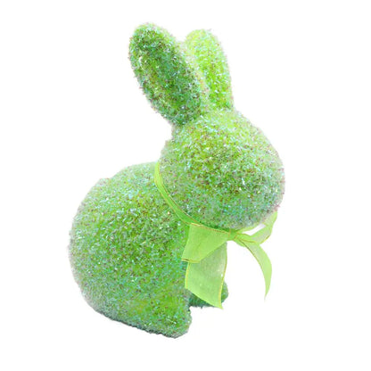 Figurinha Colorida de Coelho de Páscoa, Ornamento de Coelho Páscoa Feito à Mão Páscoa
