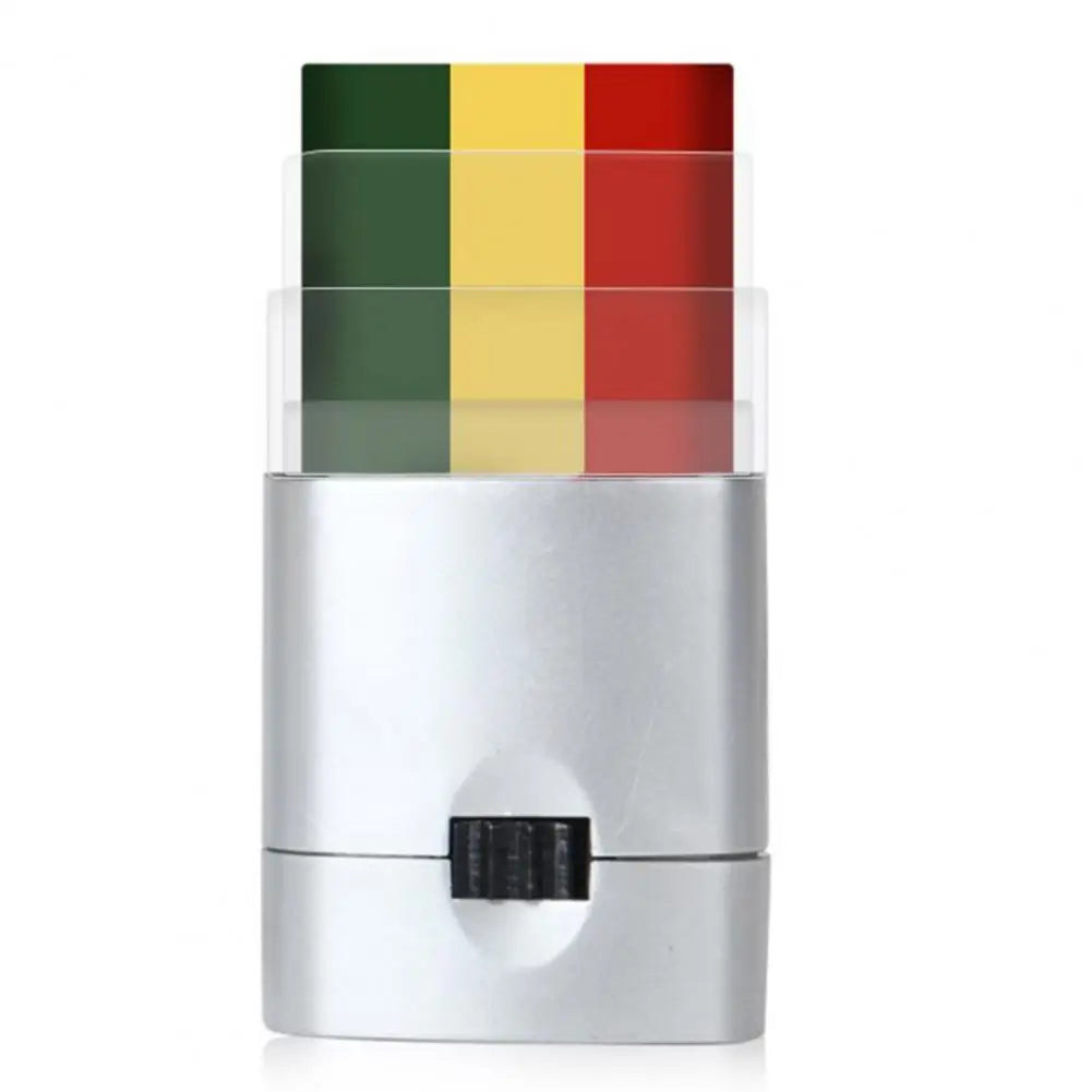 Caneta rosto bandeira torcida Romênia, caneta maquiagem para pintar uma bandeira Copa