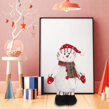 Carregar imagem no visualizador da galeria, Kit Trio Bonecos de Natal Boneco De Neve Papai Noel Rena 28cm
