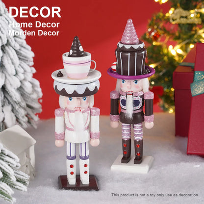 Soldado quebra-nozes de madeira natal quebra-nozes ornamento fantoche artesanato