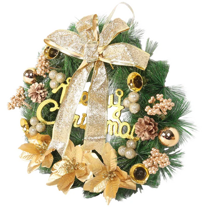 Guirlandas de Natal da Rainha para a porta da frente guirlanda enfeite árvore Natal