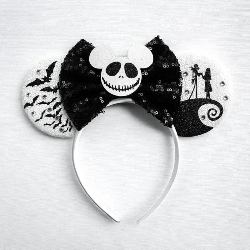 Tiaras Acessórios Disney Conjunto de 1 tiaras com orelhas rato para o Halloween, lantejoulas