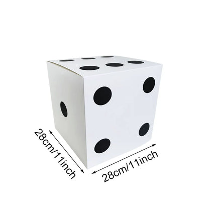 Cassio Poke 25 Peças de topo de cupcake com glitter, tema Vegas, palitos de dente e palitos