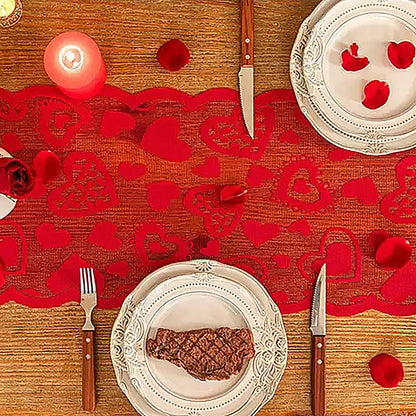 Toalha de mesa para o dia dos namorados, 183x133cm, decoração dia dos namorados