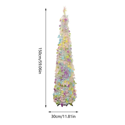 Árvore de Natal Artificial Realista com 1,5 Metros de Altura Pinheiro de Natal Artificial Realista