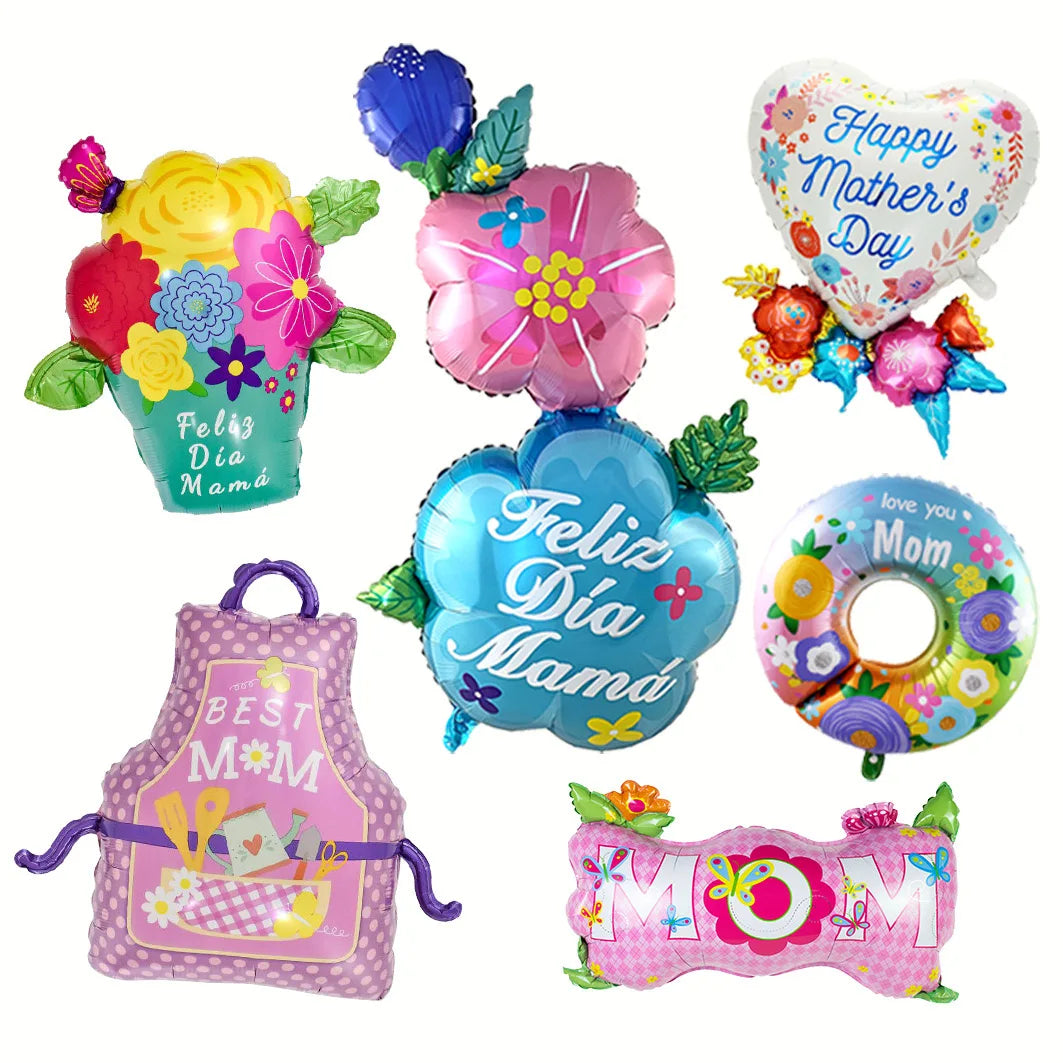 Balões para o Dia das Mães, Balões "Te Amo Mãe" para Decoração de Festas Dia das Mães