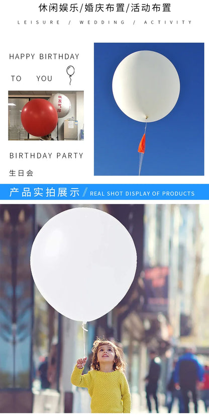Balão meteorológico profissional Balões gigantes de 120 polegadas Balões decoração
