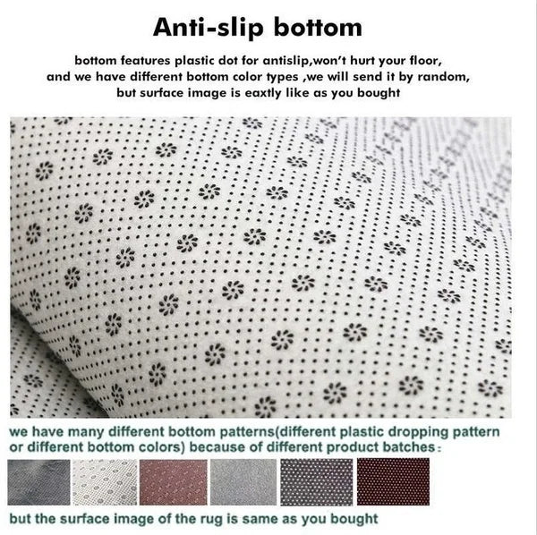 Tapete Redondo Antiderrapante com Estampa Colorida Teclas de Piano e Símbolos 150cm