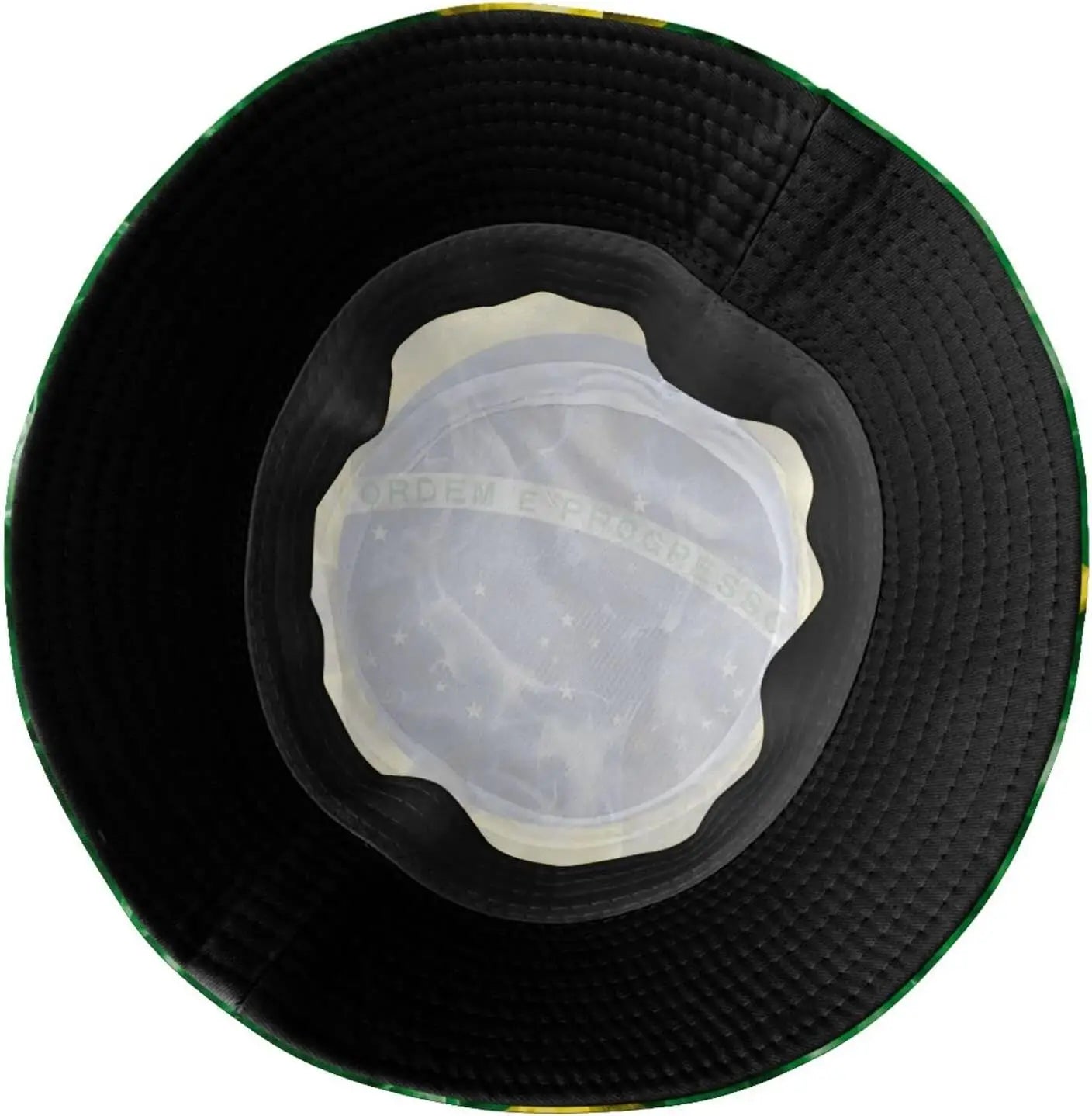 Chapéu Bucket Unissex com Estampa da Bandeira do Brasil, Estilo Pescador, Ideal Verão