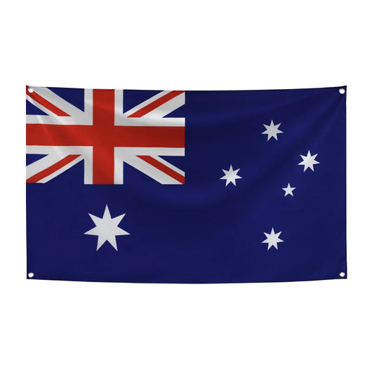 Bandeira Austrália Oficial 90 x 150 cm Grande com Costura Reforçada