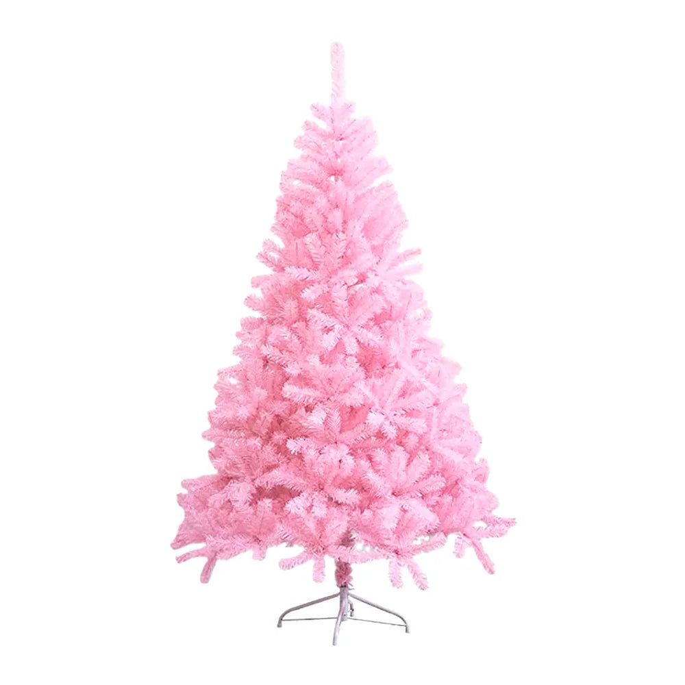 Árvore de Natal variação artificial, pinheiro de Natal colorido em PVC com suporte de metal