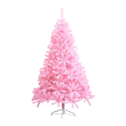 Árvore de Natal variação artificial, pinheiro de Natal colorido em PVC com suporte de metal